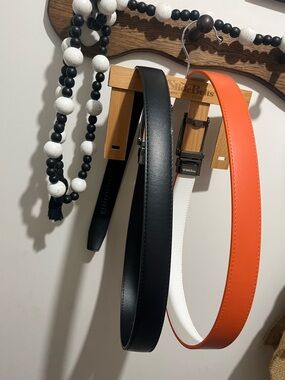 SlideBelts Ratchet Belt- Lot of 2 Adjustable No Hole Belt Mens